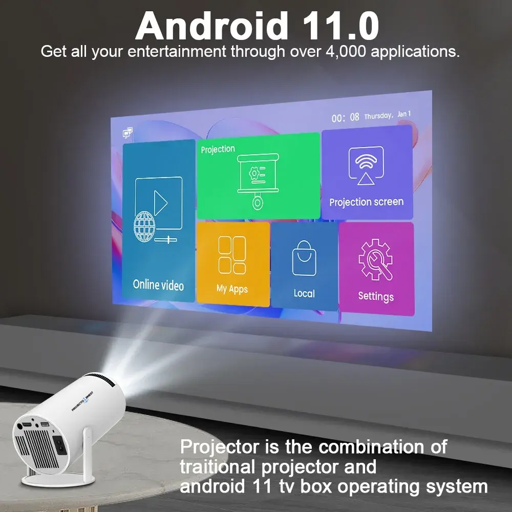 ProjectorNest™ HY300 4K